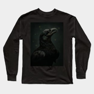 Smiling Raven Long Sleeve T-Shirt